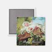 AIMANT BABY SHOWER COLORÉ (Recto/Verso)