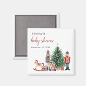 Aimant Baby shower Nutcracker (Recto/Verso)