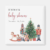 Aimant Baby shower Nutcracker (Devant)