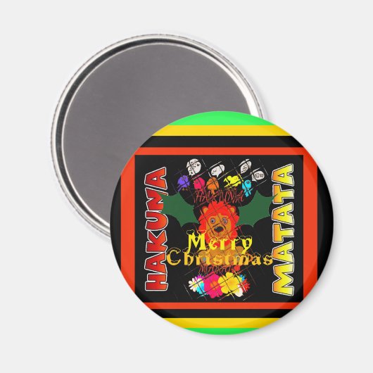 Aimant Baby Simba Merry Christmas Collection (Recto/Verso)