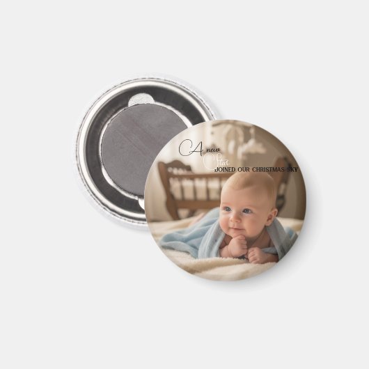 Aimant Baby's First Christmas  (Recto/Verso)