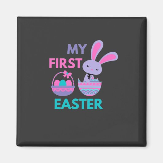 Aimant Babys First Paster Funny Rabbit (Devant)