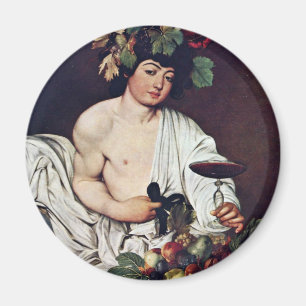 Aimant Bacchus par Michaël Angelo Merisi DA Caravaggio