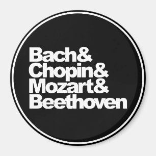 Aimant Bach et Chopin et Mozart et Beethoven