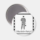 Aimant Bachelor party - Prisonnier (Recto/Verso)