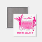 Aimant Bachelorette de Bridesmaid (Recto/Verso)