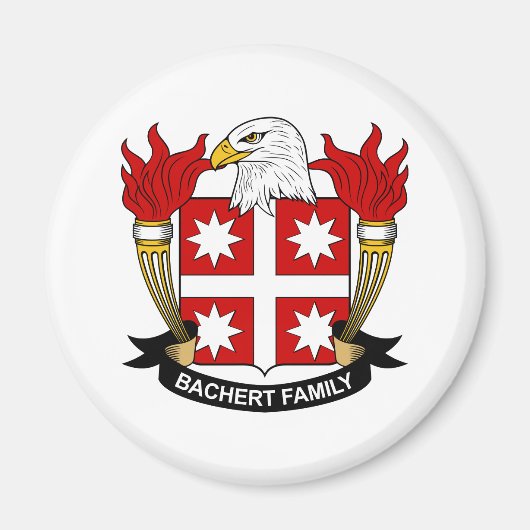 Aimant Bachert Family Crest (Devant)