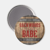 Aimant Backwoods Babe Whiskey Keg (Recto/Verso)