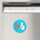 Aimant Bacon Aime les oeufs Amusant conception Bacon (In Situ (Lave-vaisselle))