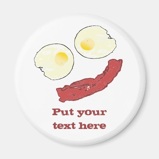 Aimant Bacon et oeufs (Devant)