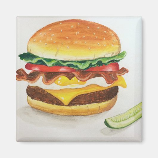 Aimant Bacon Oeuf Cheeseburger (Devant)