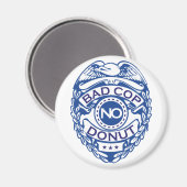 Aimant Bad Cop No Donut - Bleu (Recto/Verso)