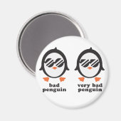 Aimant bad penguin - pingouin (Recto/Verso)