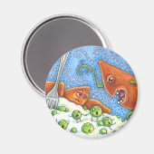 AIMANT BAD YAM YELLING AT PEAS, FUNNY THANKSGIVING MEAL (Recto/Verso)