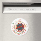 Aimant Badge circulaire Règles de Papa (In Situ (Lave-vaisselle))