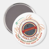 Aimant Badge circulaire Règles de Papa (Recto/Verso)