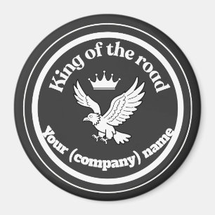 Aimant Badge de chauffeur personnalisé King of the Road