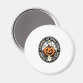 Aimant Badge de citrouille de vampire faisant pousser mes (Recto/Verso)