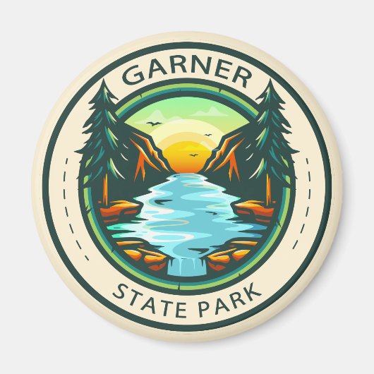 Aimant Badge du Garner State Park Texas (Devant)