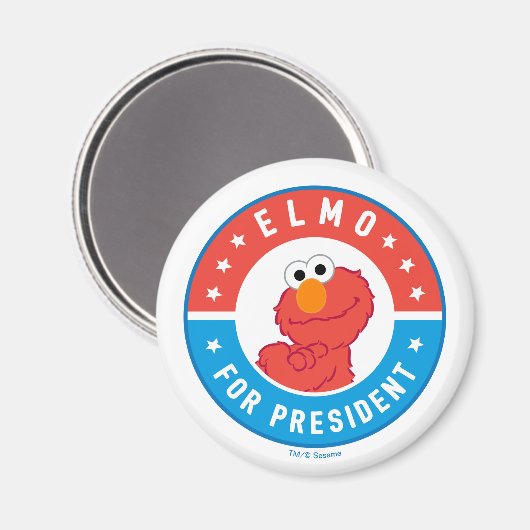 Aimant Badge Elmo pour Président (Recto/Verso)