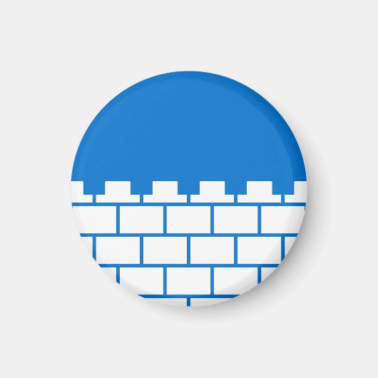 Aimant Badge Populace du canton de Grey Gargoyles (Devant)