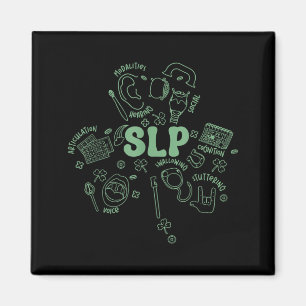 Aimant Badge Reel Thérapeute de la Parole St Patricks Cha