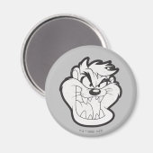 Aimant Badge TAZ™ Evil Grin (Recto/Verso)
