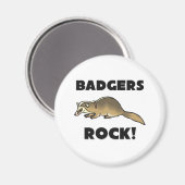 Aimant Badgers Rock (Recto/Verso)