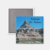 Aimant Badlands National Park, Dakota du Sud (Recto/Verso)