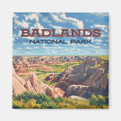 Aimant Badlands National Park South Dakota Landcape (Devant)