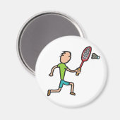 Aimant Badminton (Recto/Verso)