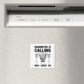 Aimant Badminton Appelle Badminton Citation Drôle Badmint (In Situ (Lave-vaisselle))