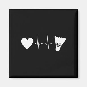 Aimant Badminton - Battledore Battement de coeur
