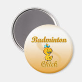 Aimant Badminton Chick (Recto/Verso)