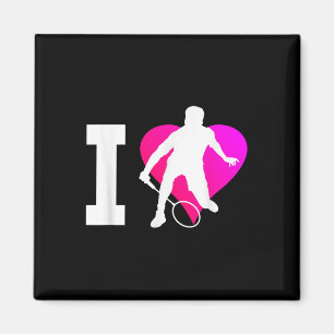 Aimant Badminton de volant de joueur de badminton Hommes