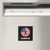 Aimant Badminton États-Unis (In Situ (Lave-vaisselle))