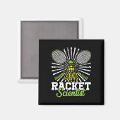 Aimant Badminton Gift Shuttle Racket Scientifique Badmint (Recto/Verso)