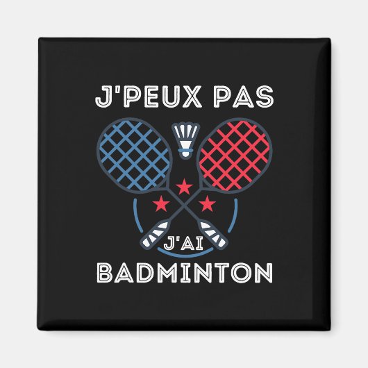 Aimant Badminton Jersey (Devant)