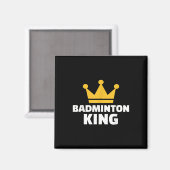 Aimant Badminton King (Recto/Verso)
