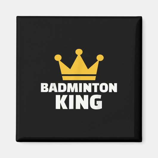 Aimant Badminton King (Devant)