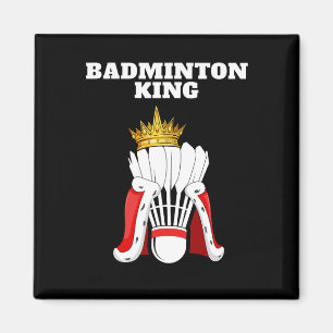 Aimant Badminton King Mens Badminton Player Shirt Boys Ba