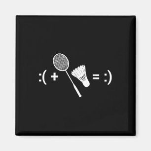 Aimant Badminton Love Shuttle Racquet Sport Badminton