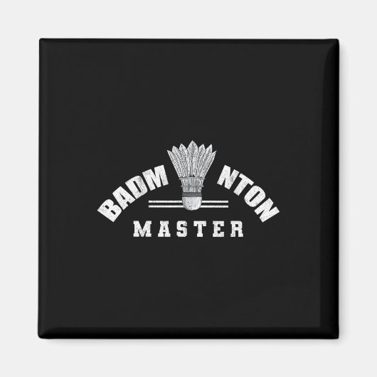Aimant Badminton Master Shuttle Birdie Badminton (Devant)