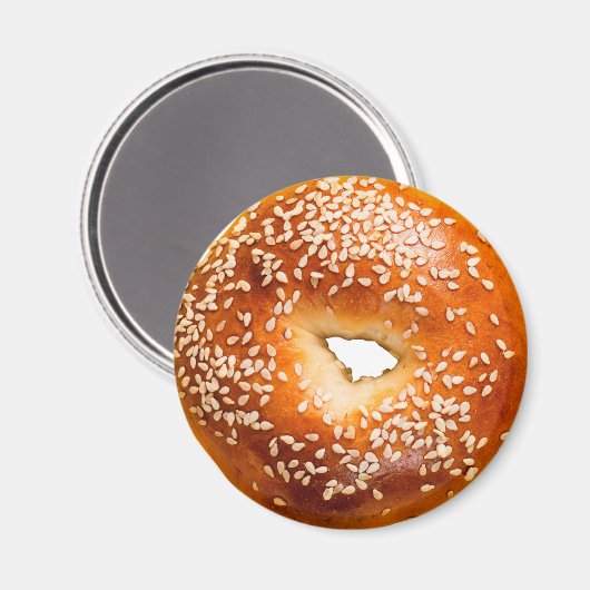 Aimant Bagel de sésame (Recto/Verso)