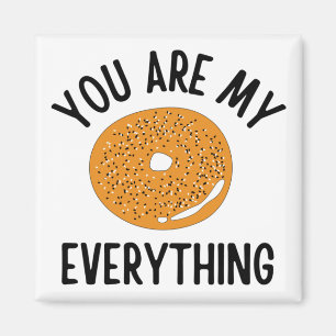 Aimant Bagel Tu Es Mon Tout Drôle