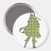 Aimant Bagpier irlandais (Recto/Verso)