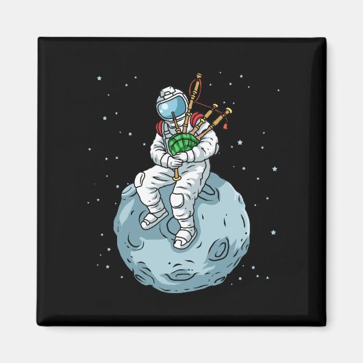 Aimant Bagpipe Cadeaux Hommes Scottish Bagpipe Music Bagp (Devant)