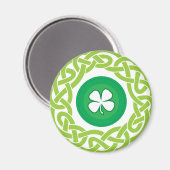 Aimant Bague CELTIC avec SHAMROCK (Recto/Verso)