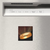 Aimant Bague dorée "Je t'aime" (In Situ (Lave-vaisselle))