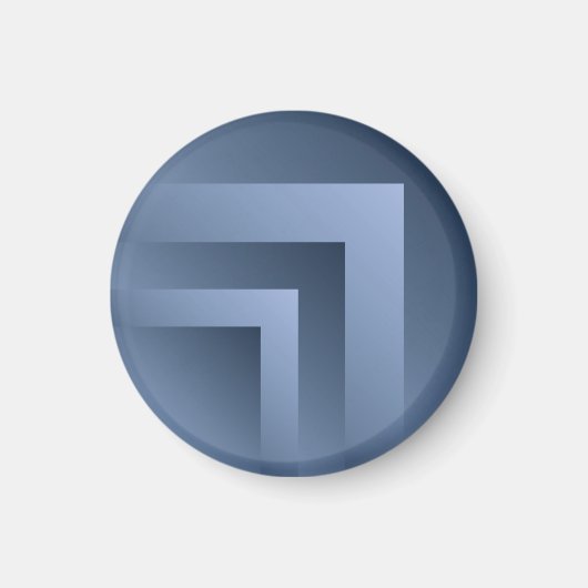 Aimant Bague en pierre bleue (Devant)